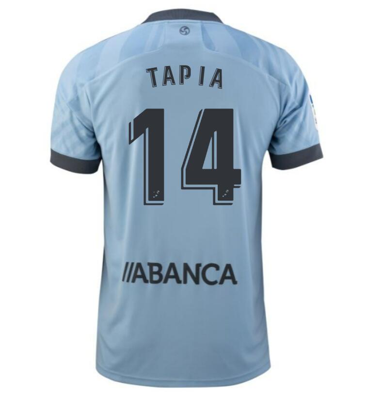 2021/22 Celta de Vigo Home Kit Soccer Jersey with Renato Tapia 14 printing